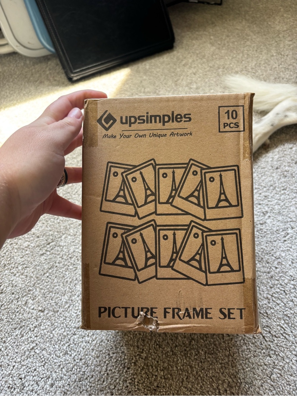 Upsimples Black Picture Frame Set - 10 PCS